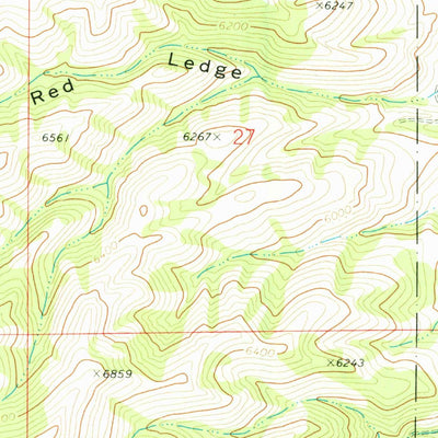 United States Geological Survey Hartley Peak, ID (1973, 24000-Scale) digital map