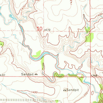 United States Geological Survey Hartley SW, IA (1970, 24000-Scale) digital map