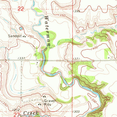 United States Geological Survey Hartley SW, IA (1970, 24000-Scale) digital map
