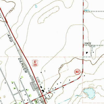 United States Geological Survey Hartley, TX (1973, 24000-Scale) digital map