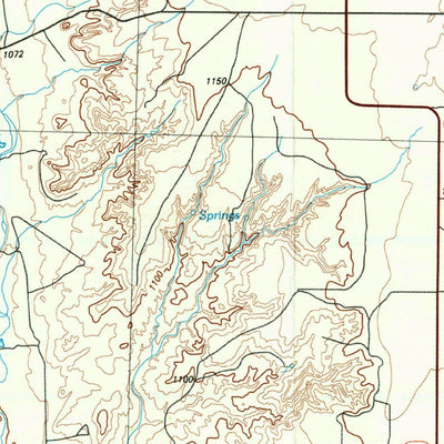 United States Geological Survey Hartley, TX (1985, 100000-Scale) digital map