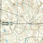 United States Geological Survey Hartley, TX (1985, 100000-Scale) digital map
