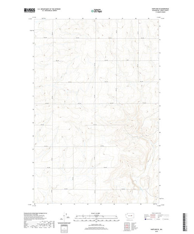 United States Geological Survey Hartline SE, WA (2020, 24000-Scale) digital map