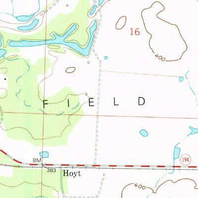 United States Geological Survey Hartman, AR (1993, 24000-Scale) digital map
