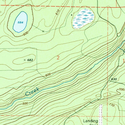 United States Geological Survey Harts Lake, WA (1990, 24000-Scale) digital map