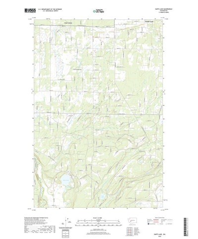 United States Geological Survey Harts Lake, WA (2020, 24000-Scale) digital map