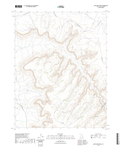 United States Geological Survey Harts Point North, UT (2023, 24000-Scale) digital map