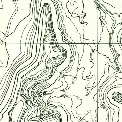 United States Geological Survey Harts Point South, UT (1954, 24000-Scale) digital map