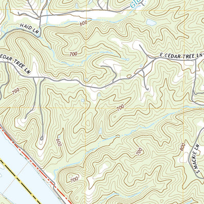 United States Geological Survey Hartsburg, MO (2021, 24000-Scale) digital map
