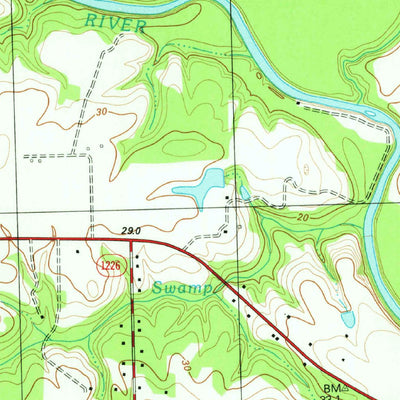 United States Geological Survey Hartsease, NC (1981, 24000-Scale) digital map