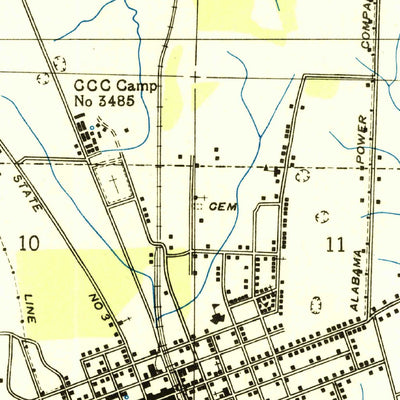 United States Geological Survey Hartselle, AL (1936, 24000-Scale) digital map