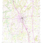 United States Geological Survey Hartselle, AL (1949, 24000-Scale) digital map