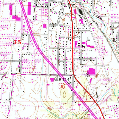 United States Geological Survey Hartselle, AL (1949, 24000-Scale) digital map