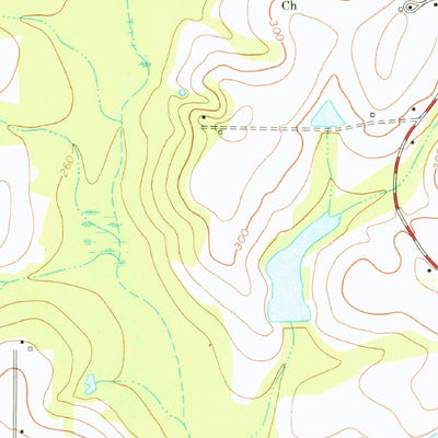United States Geological Survey Hartsfield, GA (1974, 24000-Scale) digital map