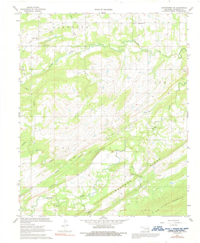United States Geological Survey Hartshorne SW, OK (1967, 24000-Scale) digital map