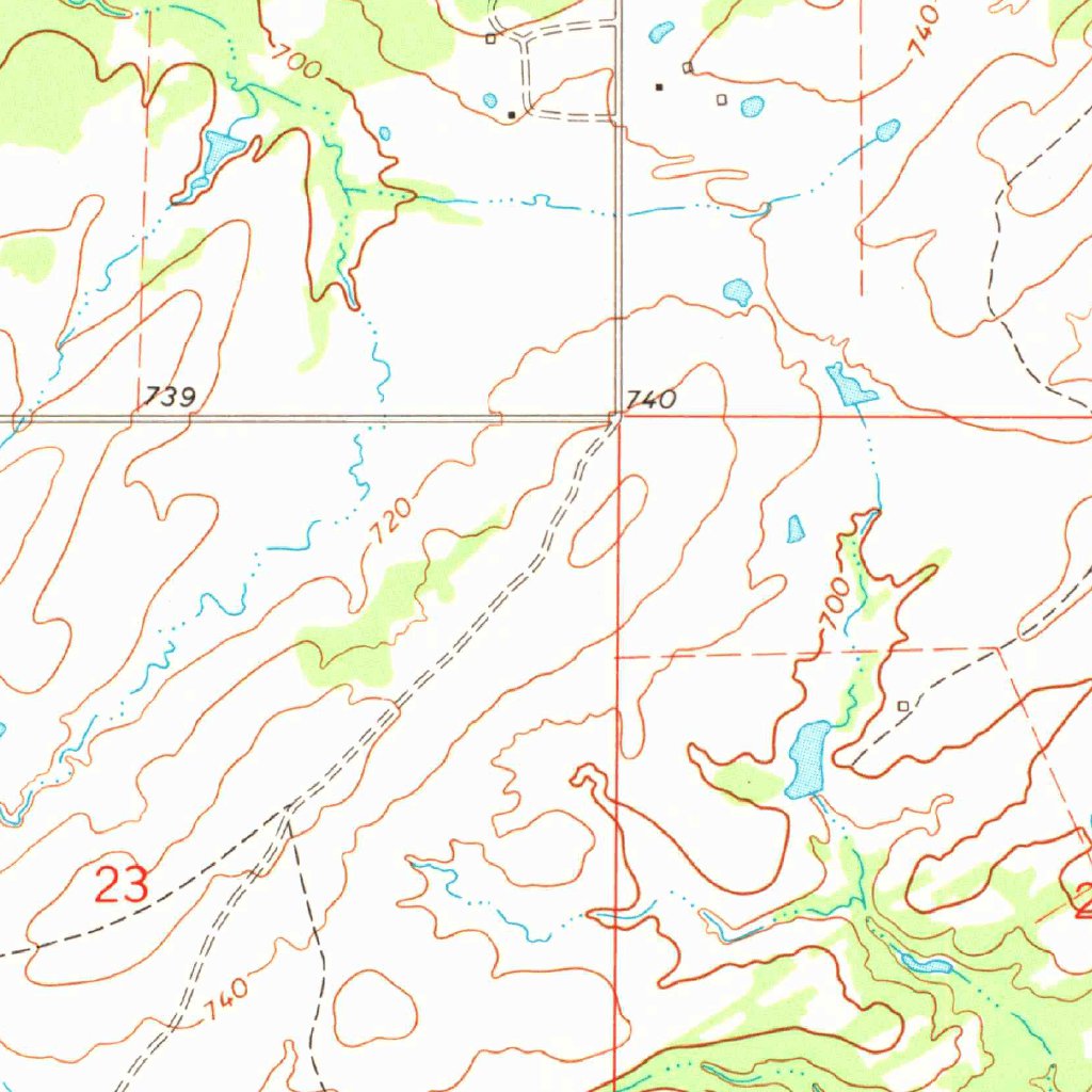 Hartshorne SW, OK (1967, 24000Scale) Map by United States Geological