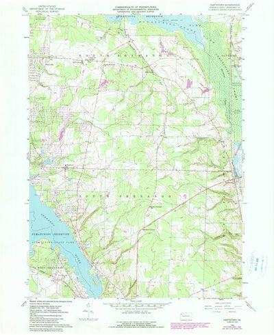 United States Geological Survey Hartstown, PA (1959, 24000-Scale) digital map
