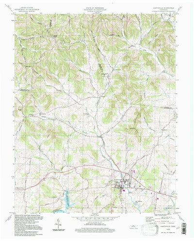 United States Geological Survey Hartsville, TN (1994, 24000-Scale) digital map