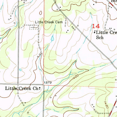 United States Geological Survey Hartville, MO (1956, 24000-Scale) digital map