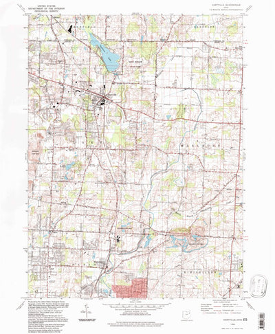United States Geological Survey Hartville, OH (1994, 24000-Scale) digital map