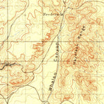 United States Geological Survey Hartville, WY (1901, 125000-Scale) digital map