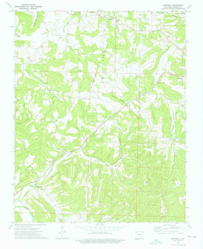 United States Geological Survey Hartwell, AR (1973, 24000-Scale) digital map