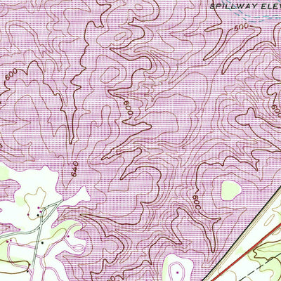 United States Geological Survey Hartwell Dam, GA-SC (1959, 24000-Scale) digital map