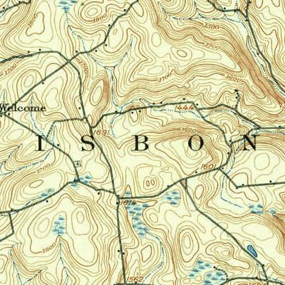 United States Geological Survey Hartwick, NY (1910, 62500-Scale) digital map