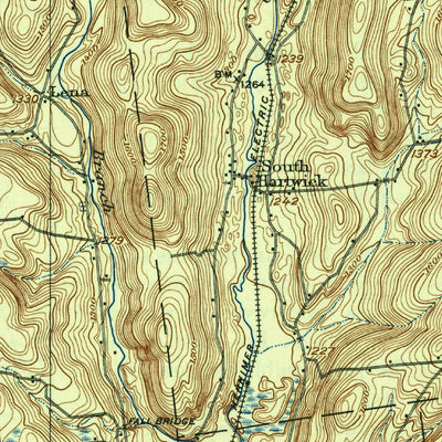 United States Geological Survey Hartwick, NY (1912, 62500-Scale) digital map