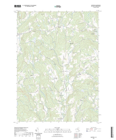 United States Geological Survey Hartwick, NY (2023, 24000-Scale) digital map