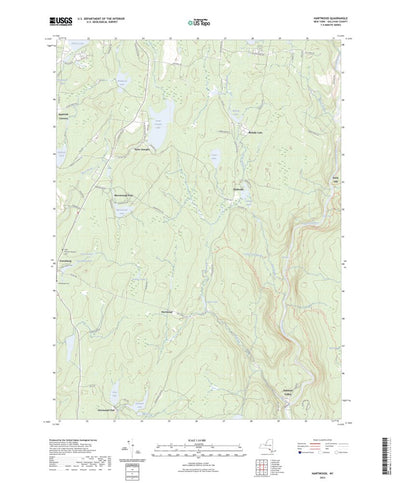 United States Geological Survey Hartwood, NY (2023, 24000-Scale) digital map