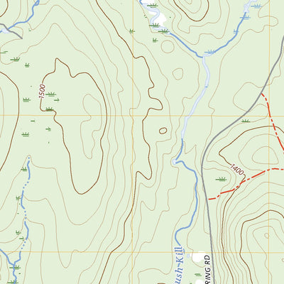 United States Geological Survey Hartwood, NY (2023, 24000-Scale) digital map