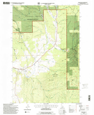 United States Geological Survey Harvard, ID (1994, 24000-Scale) digital map