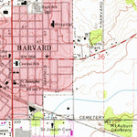 United States Geological Survey Harvard, IL-WI (1970, 24000-Scale) digital map