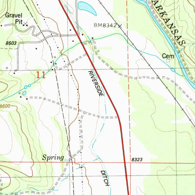 United States Geological Survey Harvard Lakes, CO (1982, 24000-Scale) digital map