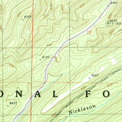 United States Geological Survey Harvey, AR (1985, 24000-Scale) digital map