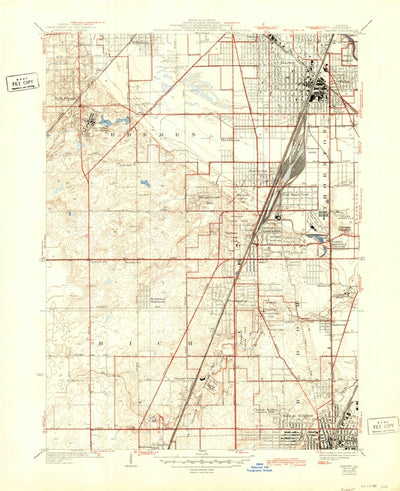 United States Geological Survey Harvey, IL (1929, 24000-Scale) digital map