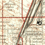 United States Geological Survey Harvey, IL (1929, 24000-Scale) digital map