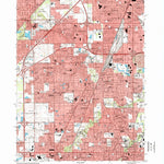 United States Geological Survey Harvey, IL (1998, 24000-Scale) digital map