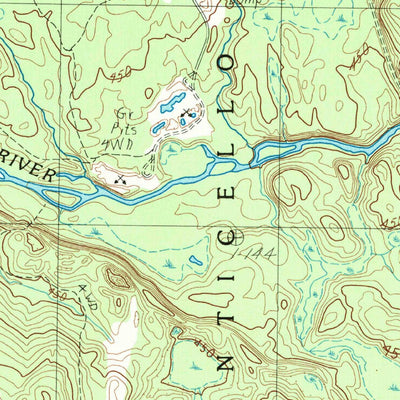 United States Geological Survey Harvey, ME (1984, 24000-Scale) digital map
