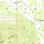 United States Geological Survey Harvey Mountain, CA (1956, 62500-Scale) digital map