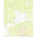 United States Geological Survey Harvey Mountain, CA (1983, 24000-Scale) digital map