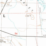 United States Geological Survey Harvey Mountain, CA (1983, 24000-Scale) digital map