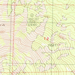 United States Geological Survey Harvey Mountain, CA (1983, 24000-Scale) digital map