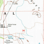 United States Geological Survey Harvey Mountain, CA (1995, 24000-Scale) digital map