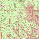 United States Geological Survey Harvey Mountain, CA (1995, 24000-Scale) digital map