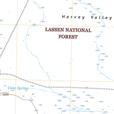 United States Geological Survey Harvey Mountain, CA (2021, 24000-Scale) digital map