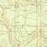 United States Geological Survey Harvey Mountain, OR (1989, 24000-Scale) digital map