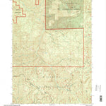 United States Geological Survey Harvey Mountain, OR (1997, 24000-Scale) digital map