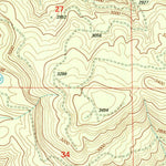 United States Geological Survey Harvey Mountain, OR (1997, 24000-Scale) digital map